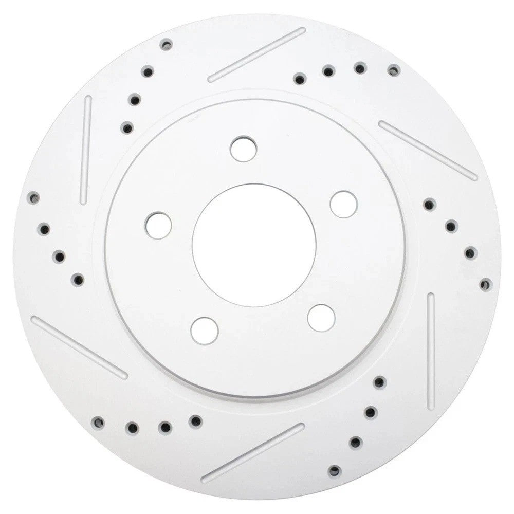 Front Rear Ceramic Brake Pad & Performance Coated Rotor Kit w/Chemicals