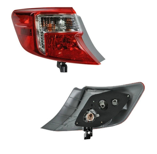 Rear Tail Lights Set Driver & Passenger Side Outer Fits 2012-2014 Toyota Camry