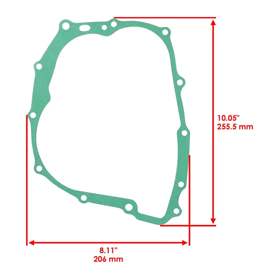 for Honda XR200 XR200R 1980 1981 1982 1983-2002 Crankcase Clutch Cover Gasket