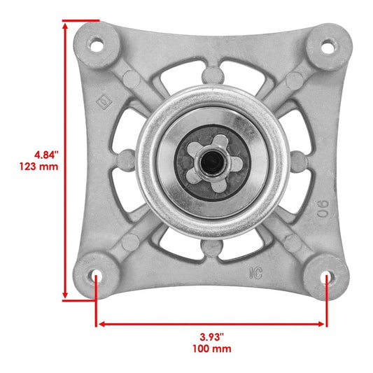 48" Deck Spindle Pulley & Blade Belt For Husqvarna CZ4815 CZ4817 587125201