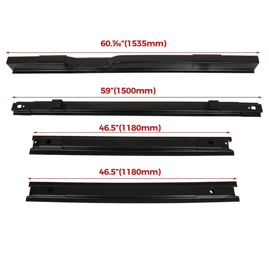 4X Short Bed Truck Floor Support Crossmember For 99-18 Ford Super Duty F250 F350