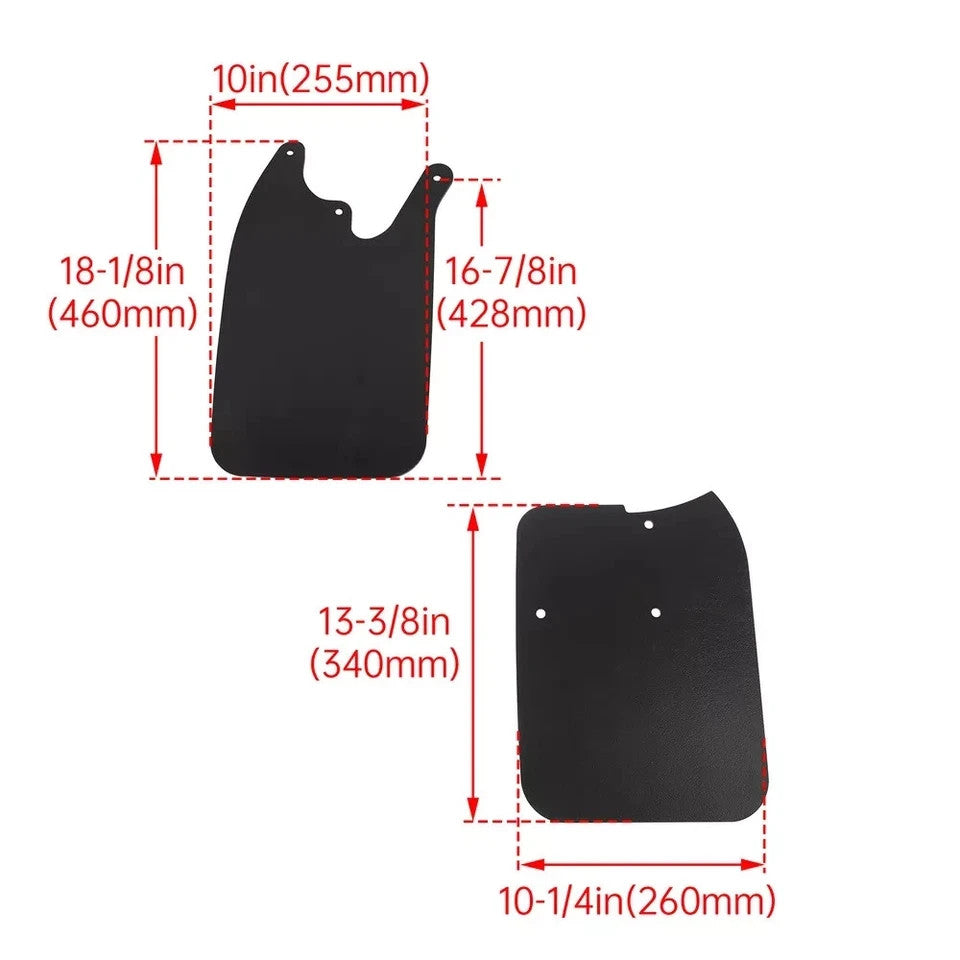 For Toyota Tacoma 1995-2004 4WD 4Pcs Front & Rear Mud Flaps Splash Guards Fender