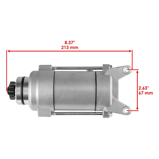 Starter And Starter Clutch Set for Yamaha V Star 1100 Silverado XVS1100 2004-09