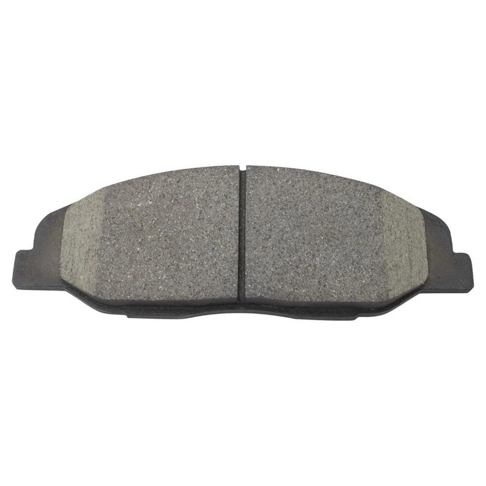 Front Ceramic Brake Pad Performance Coated Rotor Kit w/Chemicals