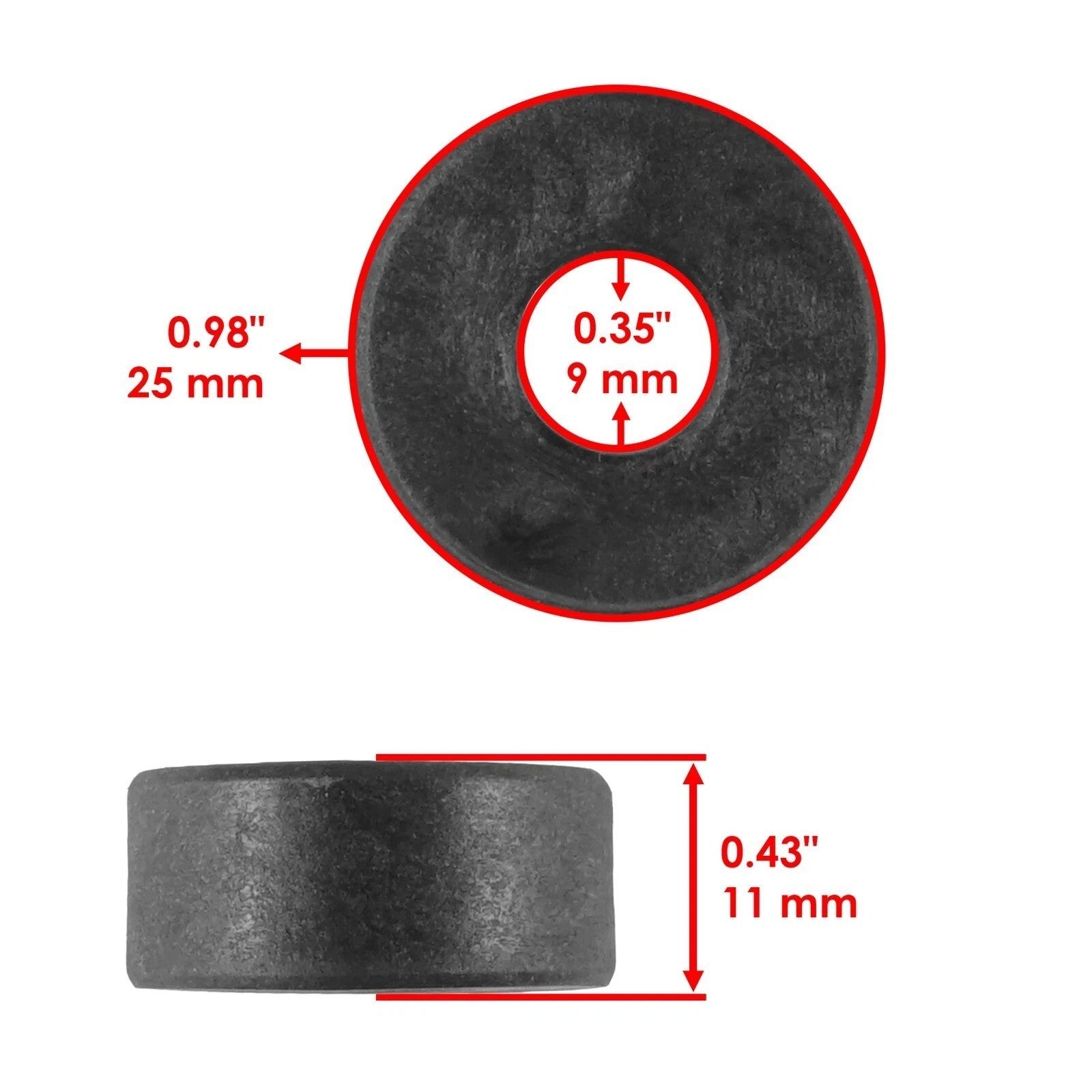 2X Caltric Secondary Clutch Rollers for Polaris Ranger XP 900 2014-2019