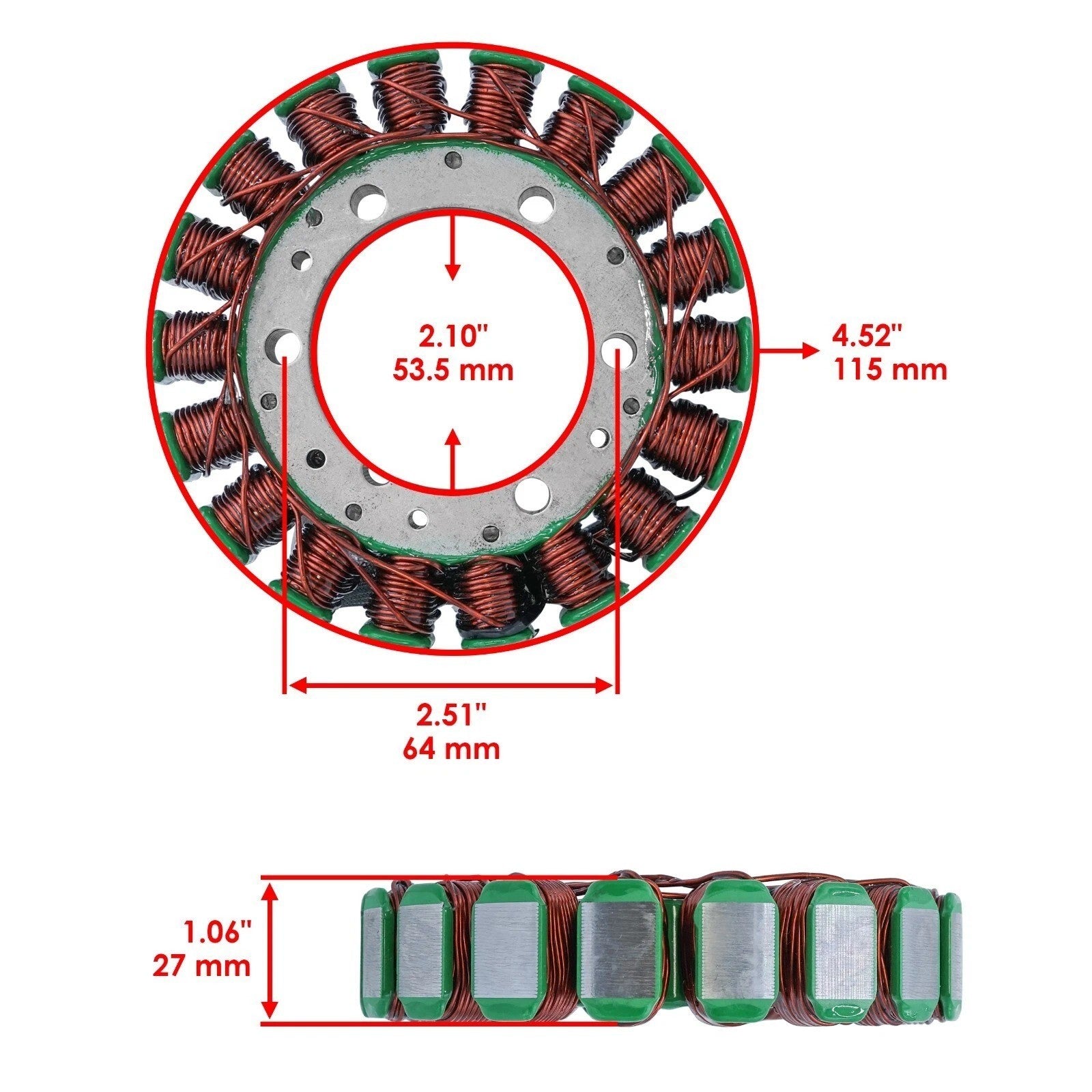 Stator And Gasket for Honda TRX500FE Foreman 500 4X4 Es 2005 2006 2007-2011