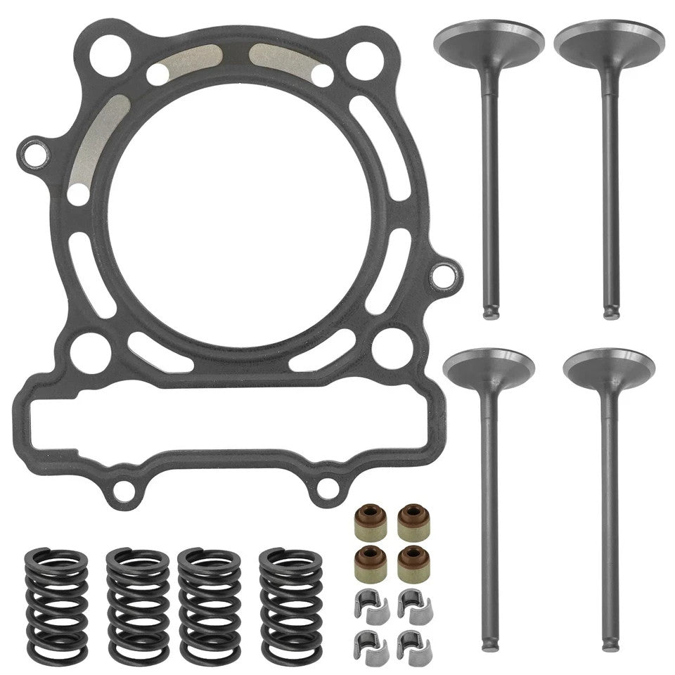 Cylinder Intake Exhaust Gasket Valve Kit for Kawasaki KX250F 2004-2007