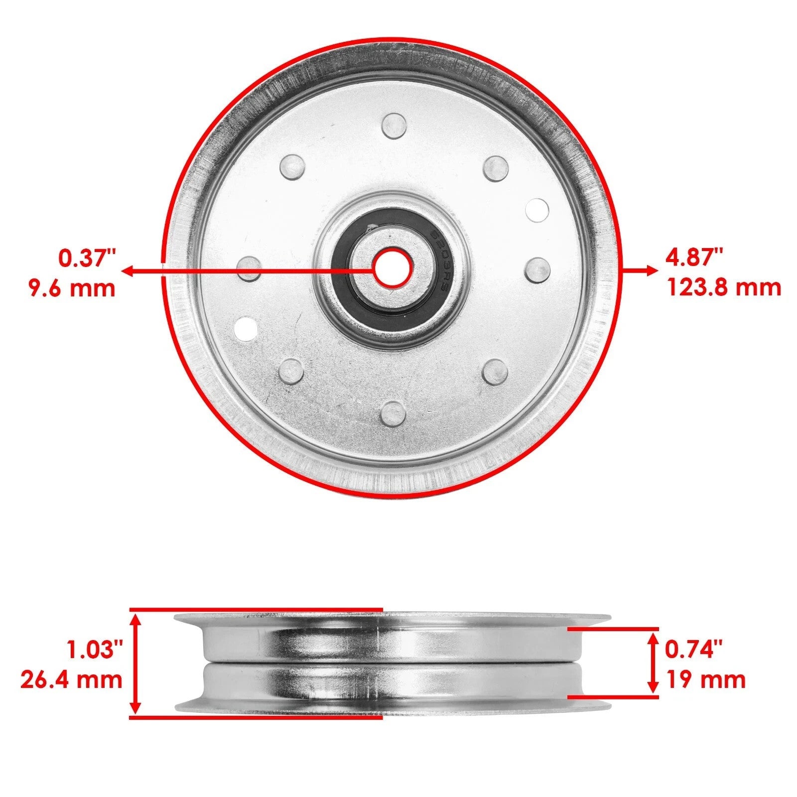 Caltric 42" Deck Spindle Blade Belt Pulley Rebuild Kit For Cub Cadet LTX1040