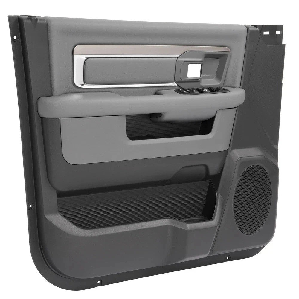 Inner Door Panel For 2013-18 Dodge Ram 1500 2500 3500 Front Left Dark Tin/Gray