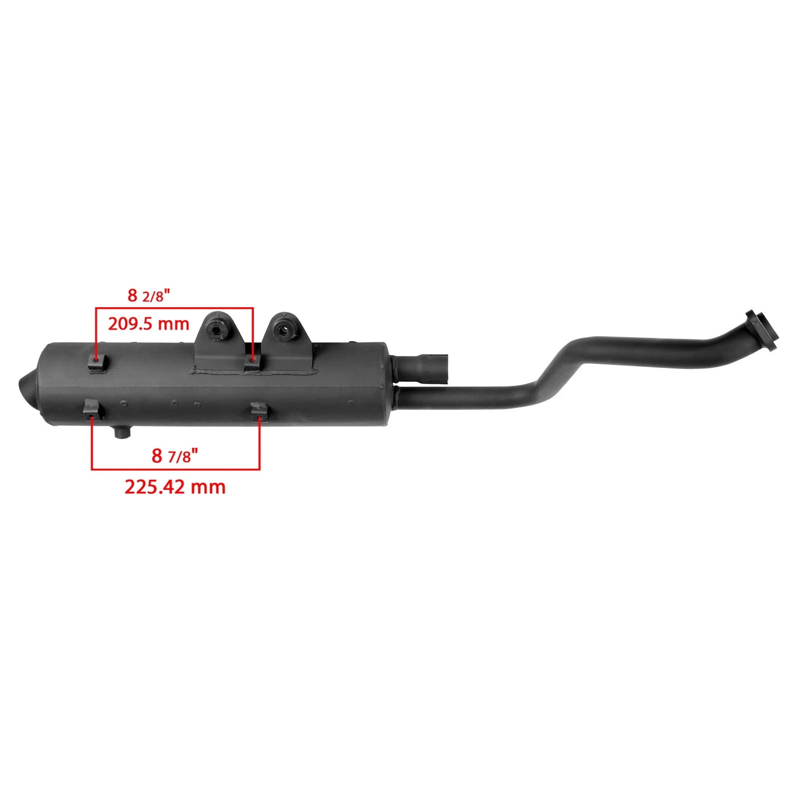 Exhaust Muffler W/Gasket for Kawasaki Prairie 650 KVF650 A B 4X4 2002-2003
