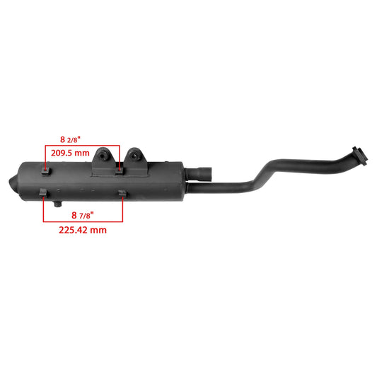 Exhaust Muffler W/Gasket for Kawasaki Prairie 650 KVF650 A B 4X4 2002-2003