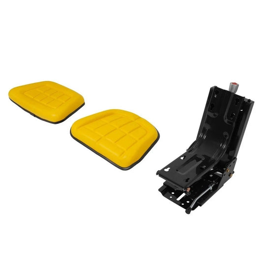 For Massey Ferguson Ford / New Holland Universal Yellow Suspension Tractor Seat