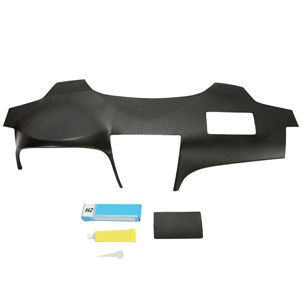 Front Dashboard Dash Cover Overlay Cap Pad Black ABS For Toyota Camry 2007-2011