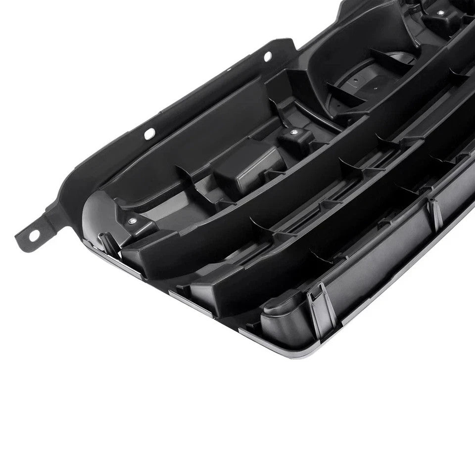 HECASA Chrome Front Grille w/Black Insert Grill ABS For Subaru Outback 2013 2014