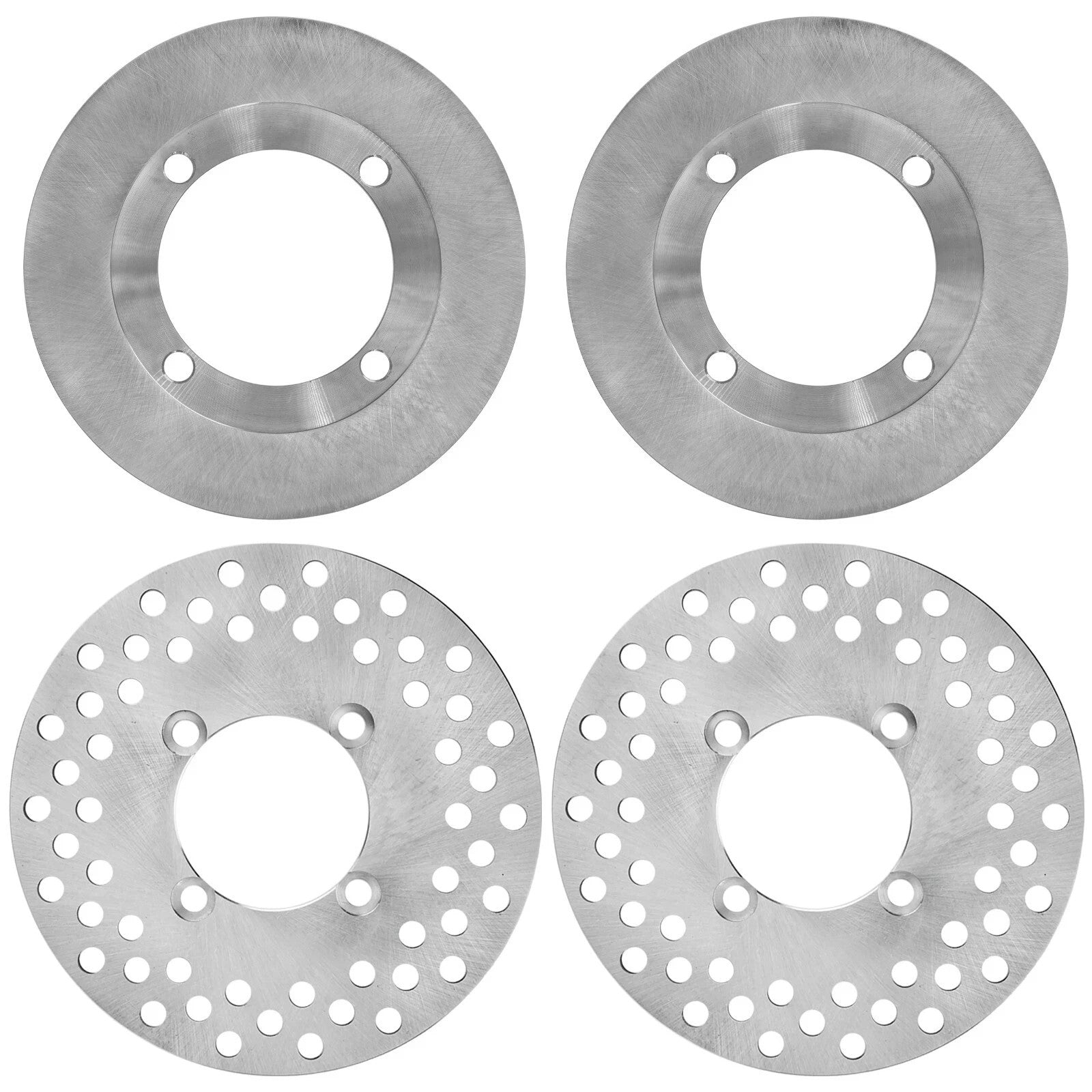Front And Rear Brake Disc Rotor for Yamaha Rhino 700 YXR700 4X4 2008 2009-2013
