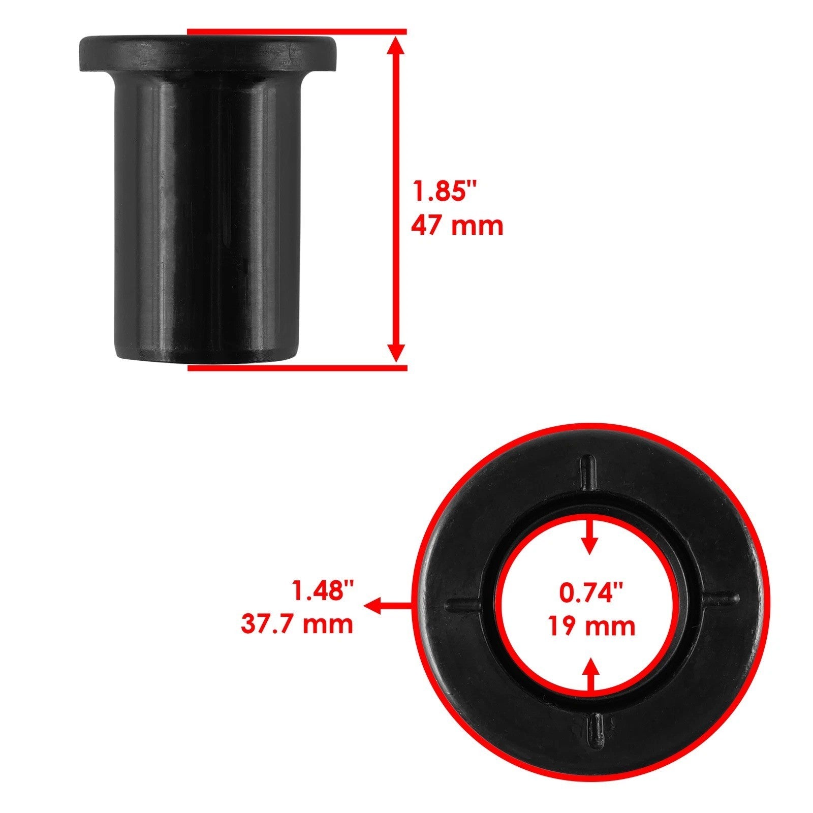 Rear Control Arm & Knuckle Bushings For Polaris RZR 4 S 900 15-2016/ S 1000 2016