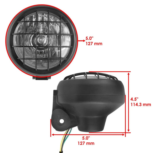 Complete Headlight For Yamaha Warrior 350 YFM350X 2002-2004 2GU-84330-70-00