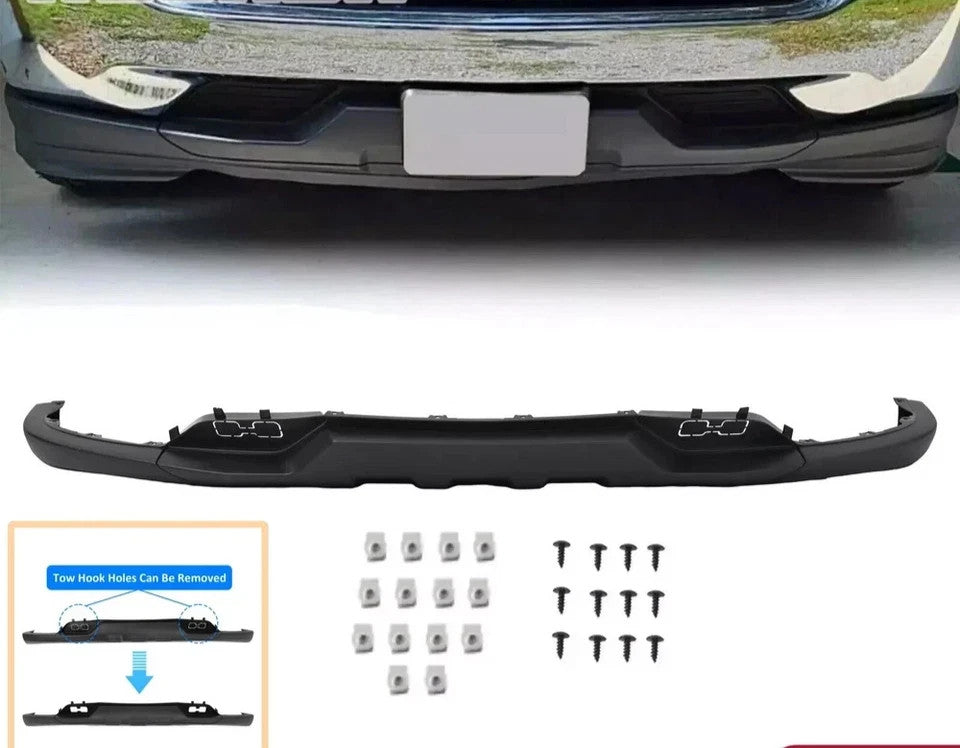 Front Bumper Valance For Chevrolet Silverado 1500 2016-2018 W/O Tow Hook Holes