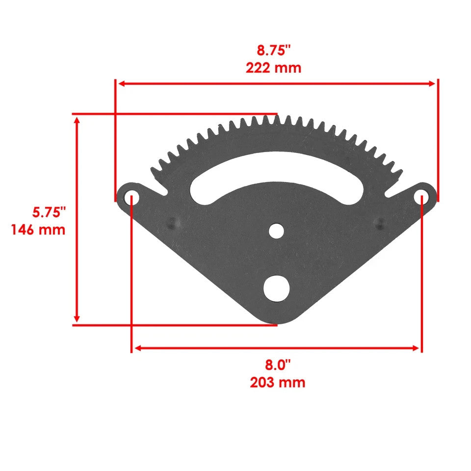 for John Deere L118 L120 L130 Selective Sector Gear Pinion Gear w/Bushings