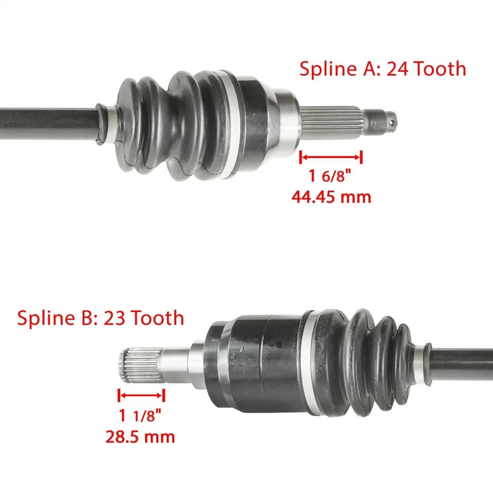 Front Rear Left Right CV Joint Axle Shaft for Honda Pioneer 700 SXS700 2014-2022