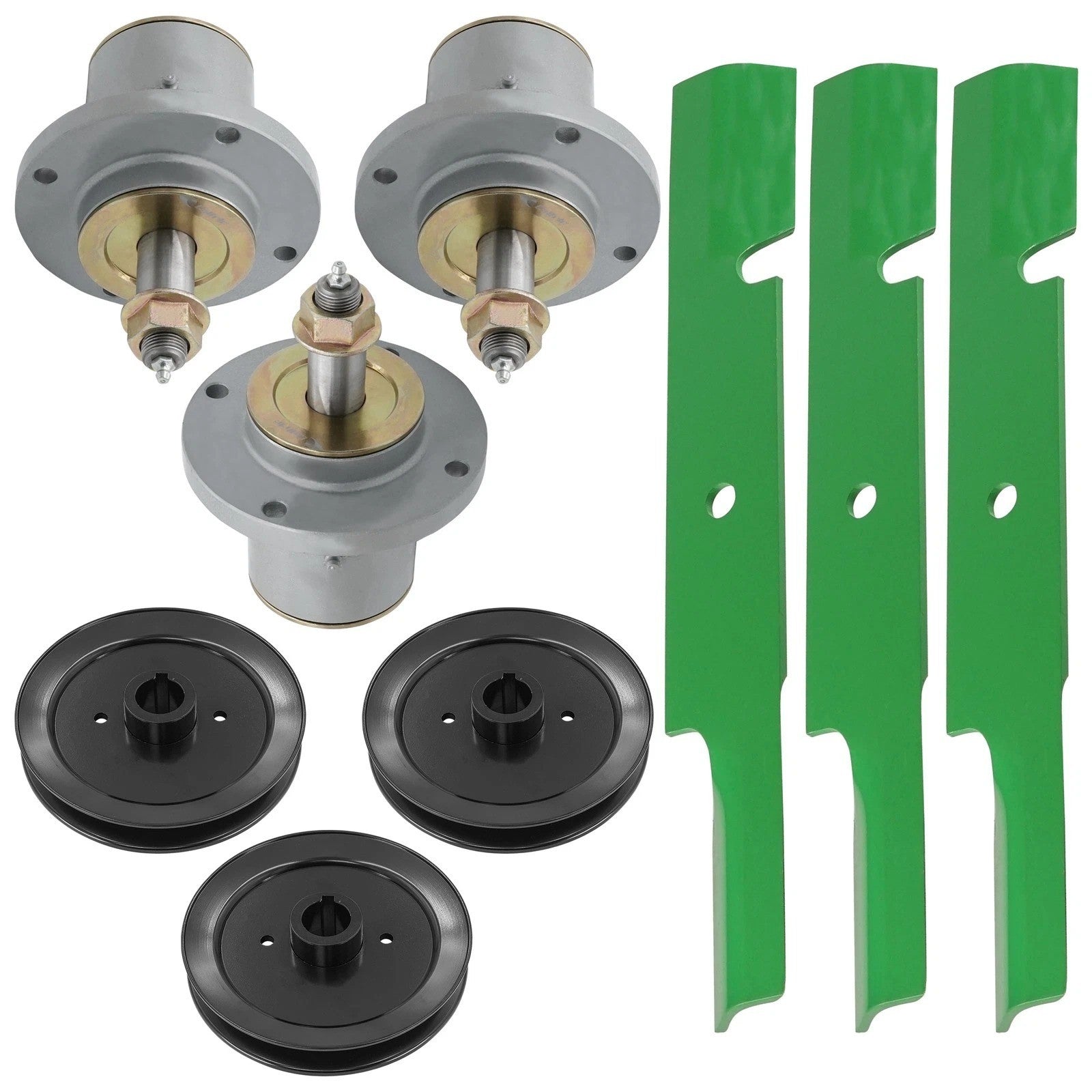 52" Deck Spindle Blade & Pulley For Snapper Pro S120 S125XT S150X 5061095