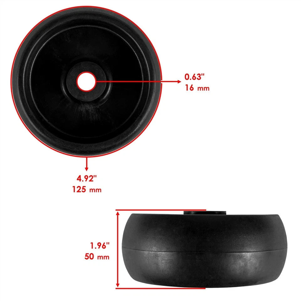 2 Deck Wheel w/ Bolt for John Deere LA100 LA105 LA110 LA115 GX10168