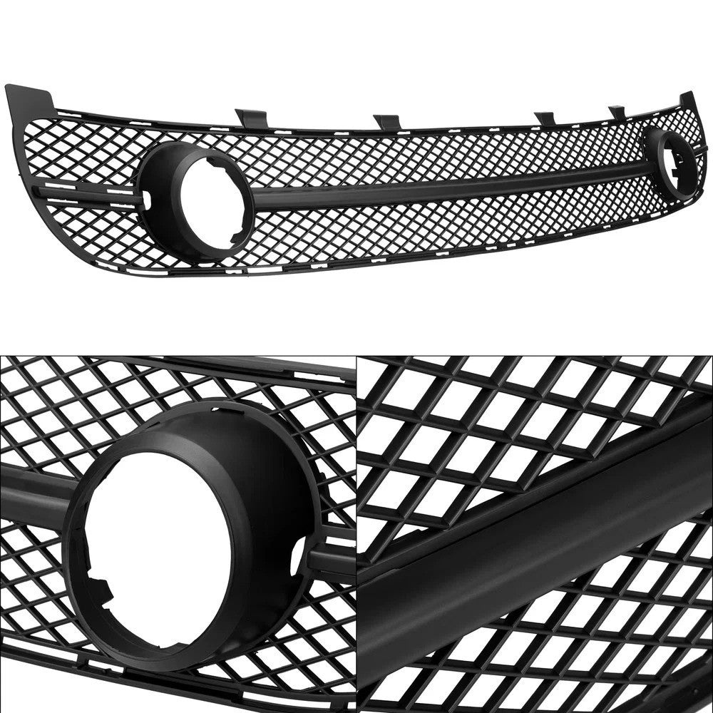 For 2001-05 VOLKSWAGEN NEW BEETLE Front Bumper Lower Grille Fog Light Trim Black