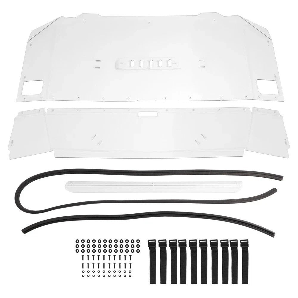 Rear Clear Windshield For 2021-2024 Yamaha Wolverine RMAX2 1000 2 Seat Only X2