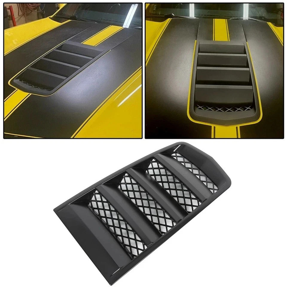 For Chevrolet Camaro 2014-2015 #GMBHO00017 Matt Black Hood Scoop Vents Grille