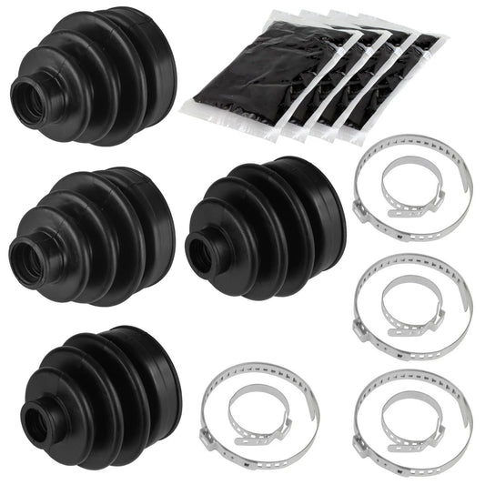 2 Front Axle Inner Outer CV Boot Kit for Yamaha Rhino 450 YXR450F 4X4 2006-2009