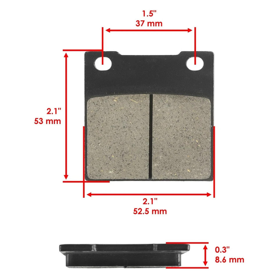 Front Rear Brake Pads for Suzuki GSX750 Inazuma 750 98 /GSX750F Katana 750 98-06