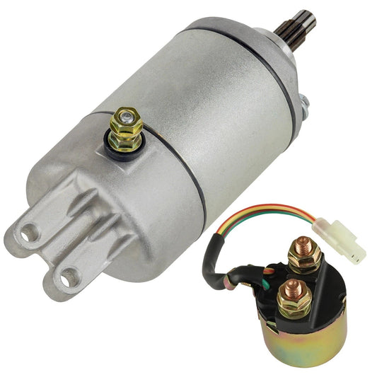 Starter and Relay for Honda Foreman 500 TRX500FE TRX500FM TRX500TM 2005 - 2011
