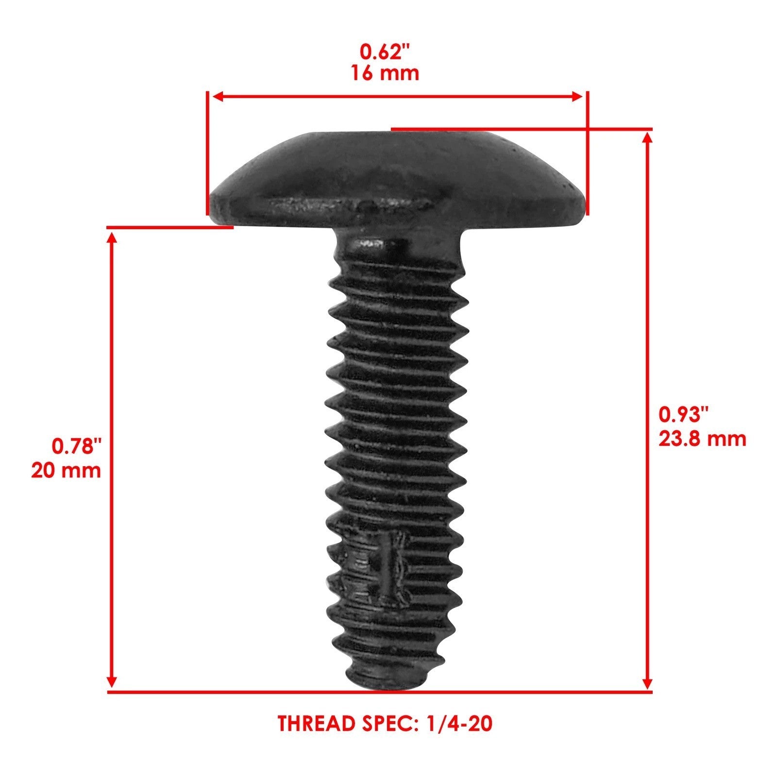 7518280 Body Torx Screw Bolt For Polaris Ranger 400 10-14, 800 09-14, 900 11-14