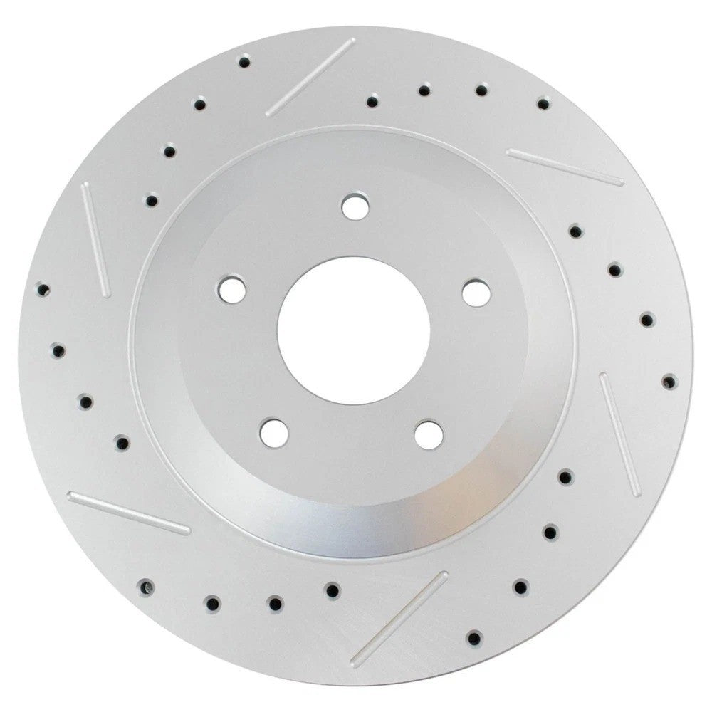 Performance Brake Rotor & Ceramic Pad Front & Rear Kit w/Chemicals