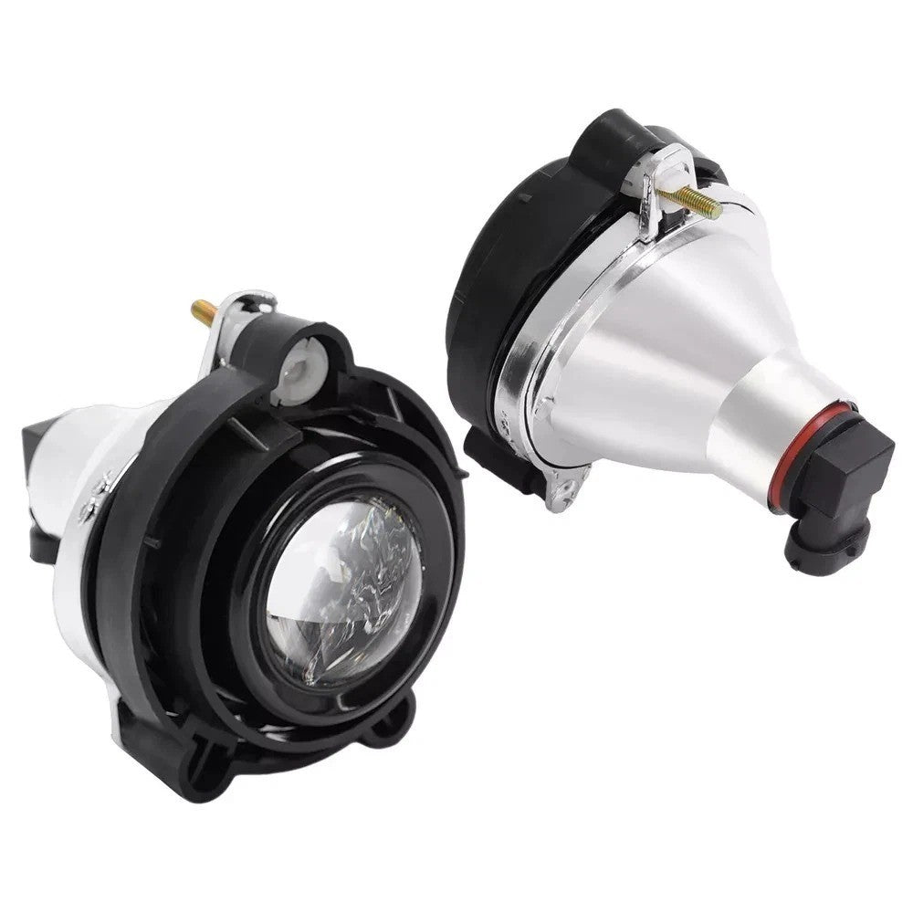 HECASA Pair Front Fog Lights w/ Bezel Trim For Chevrolet Traverse 13-17 20988620