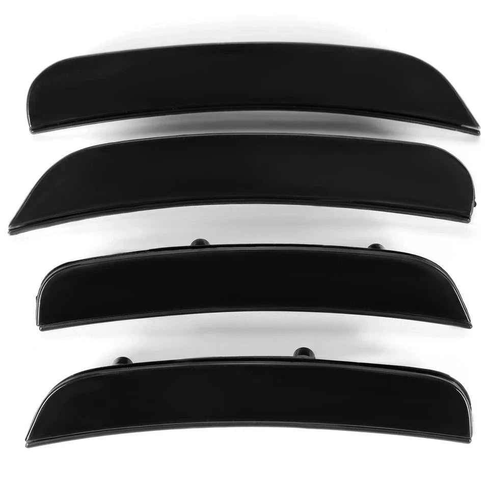 For Dodge Charger 2015-2023 Front Rear Bumper Side Marker Light Lamps Smoked LED