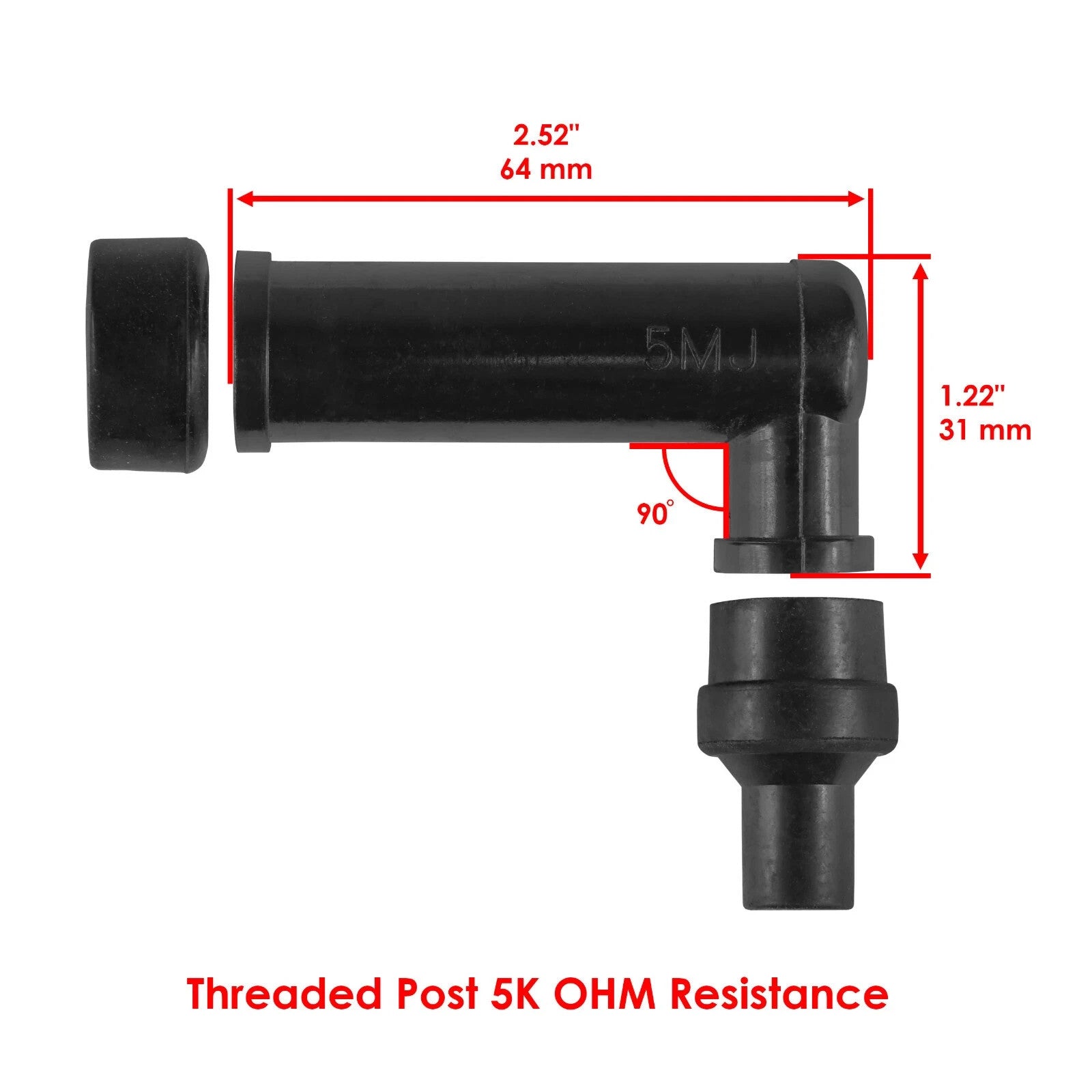 2x Ignition Coil With Spark Plug Caps For Yamaha Radian 600 YX600 1986 1987 1988