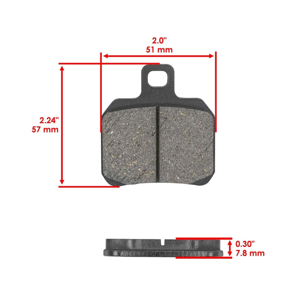Brake Pads for Ducati 848 Streetfighter Evo Corse Se Rear Motorcycle Brake Pads