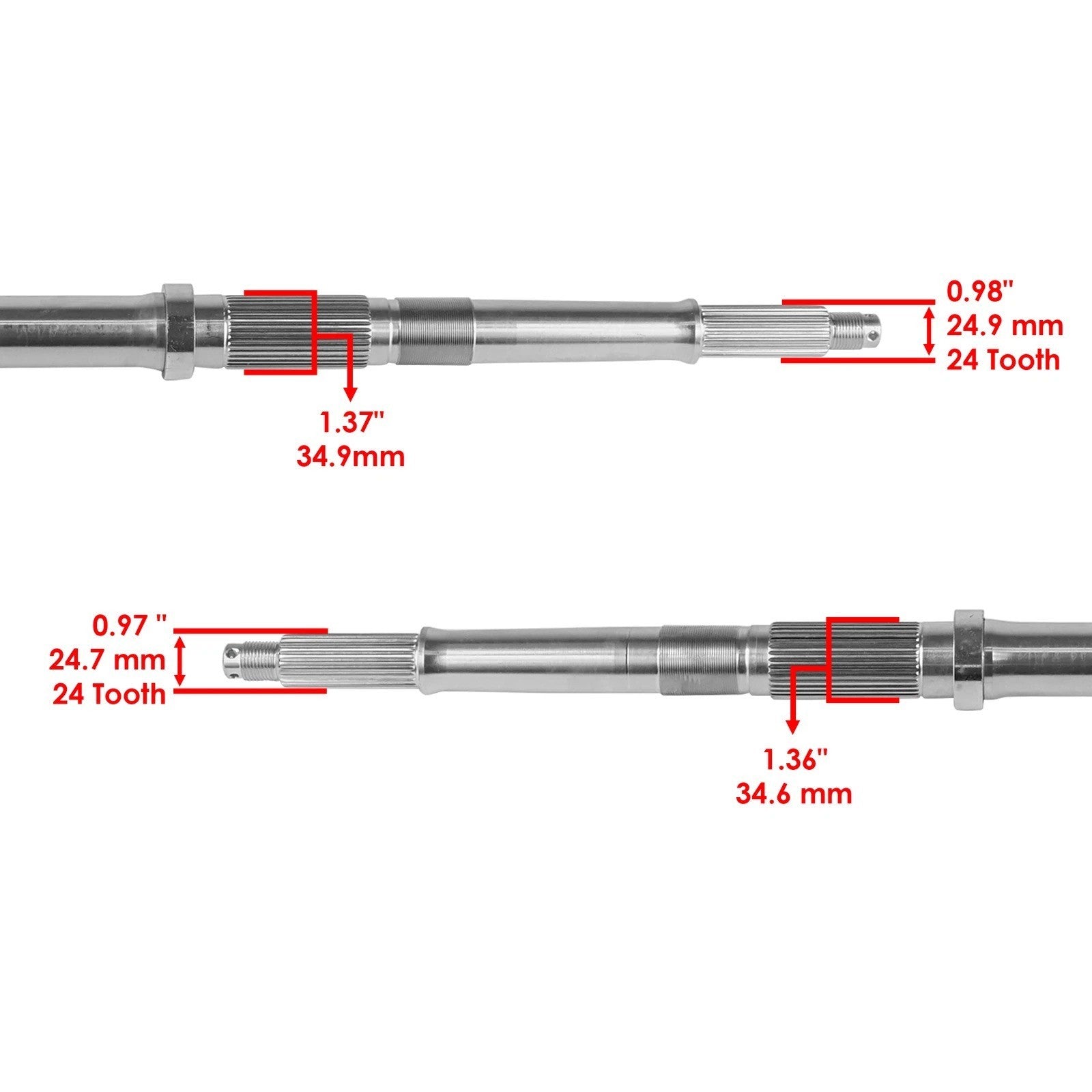 Rear Axle Shaft for Honda TRX300 Fourtrax 300 2X4 1992-2000