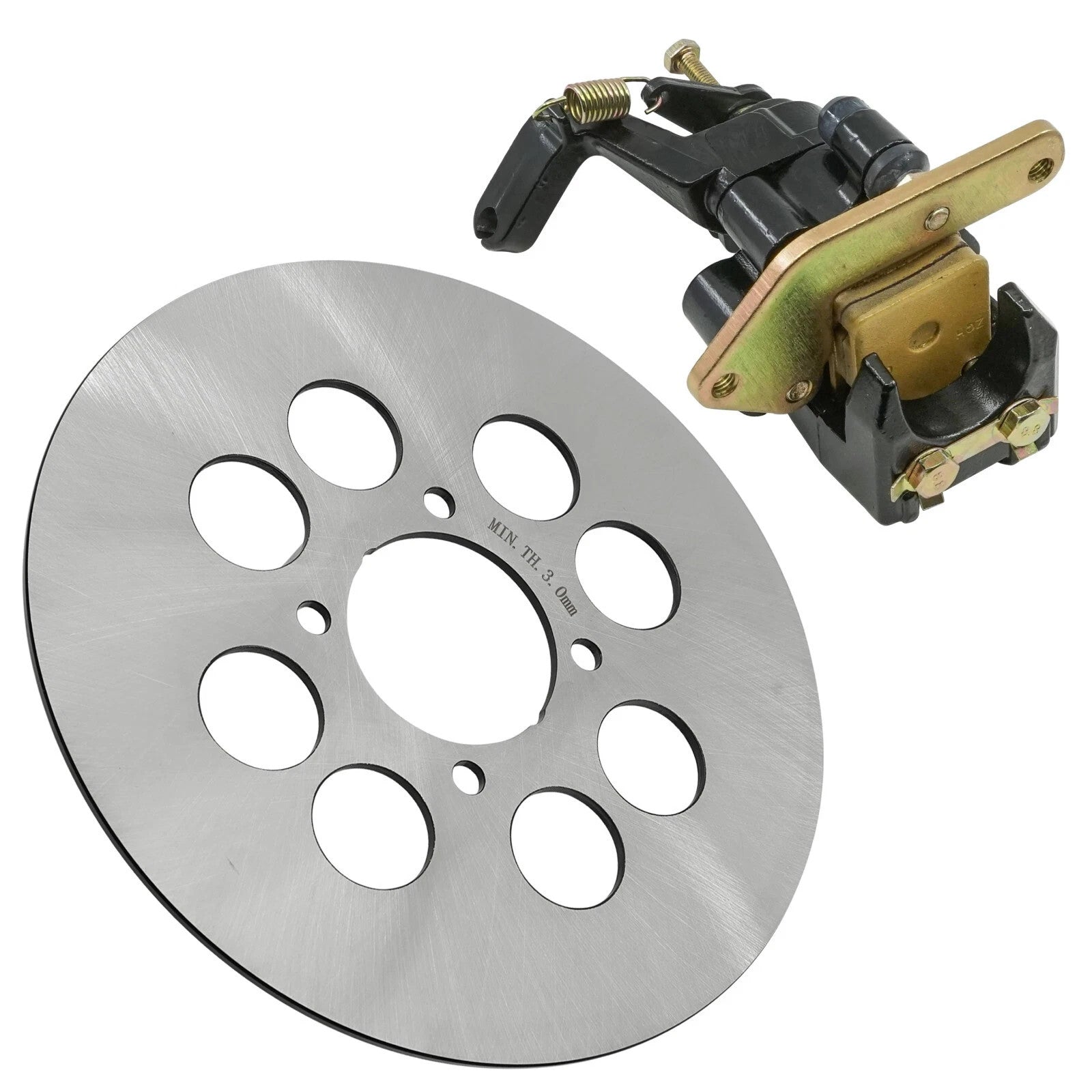 Rear Caliper w/ Pads and Brake Disc for Yamaha Raptor 660R YFM660R 2002-2005