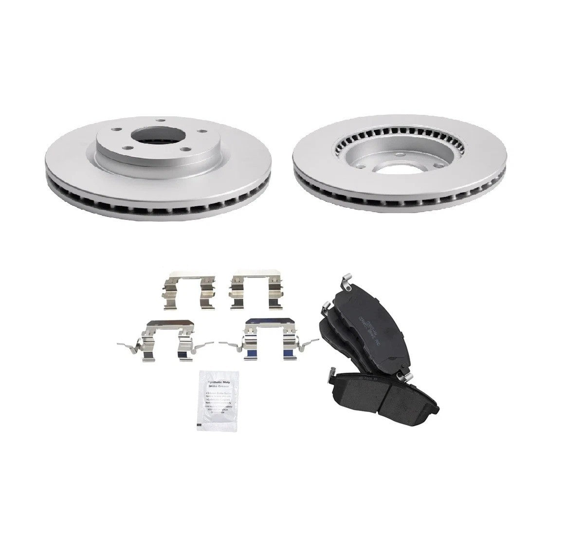Front Brake Pad & Coated Rotor Kit Premium Ceramic for Nissan Sentra Brand