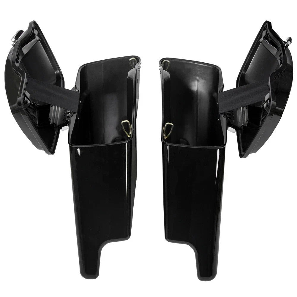 5" Stretched Hard Saddle Bags Conversion Brackets Kit For Harley Softail Deluxe