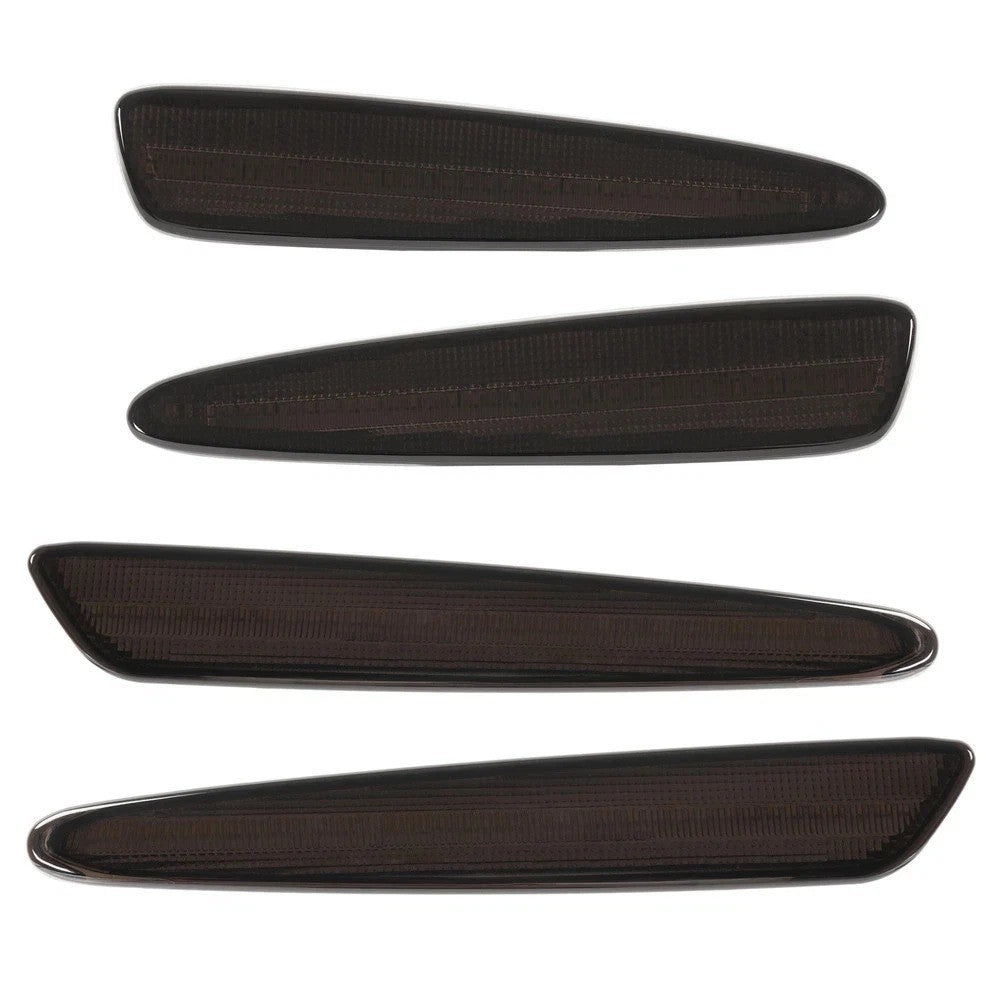 For Chevy Corvette C6 2005-2013 Smoked Lens LED Front & Rear Side Marker Lights