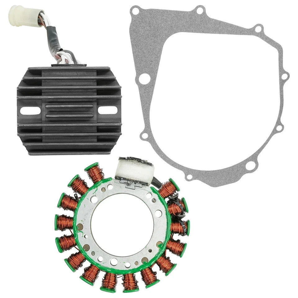 Stator & Regulator Rectifier for Yamaha Big Bear 350 YFM350 4X4 90-94 W/Gasket