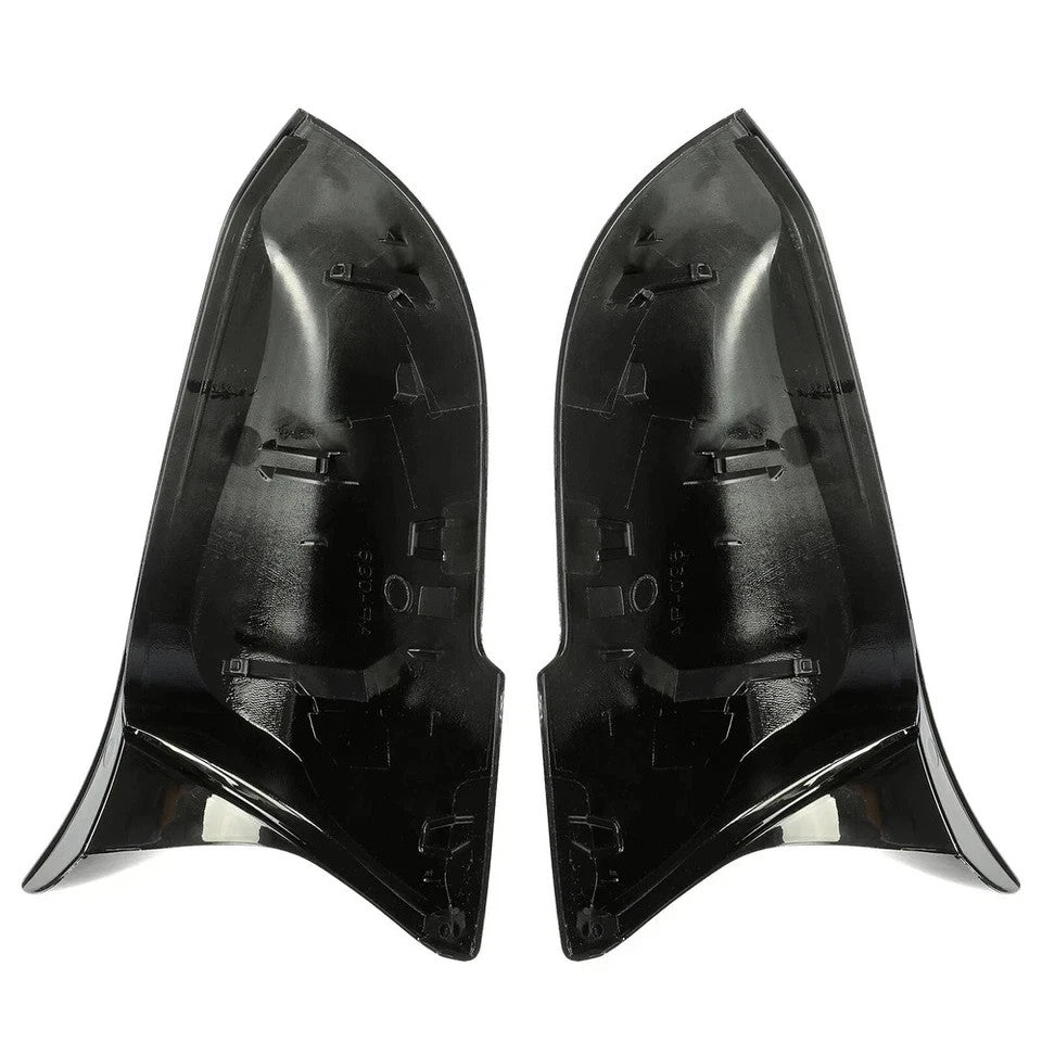 2x Gloss Black Side Mirror Cover Cap For BMW 3/4 SERIES F20 F21 F30 F32 F36 M3