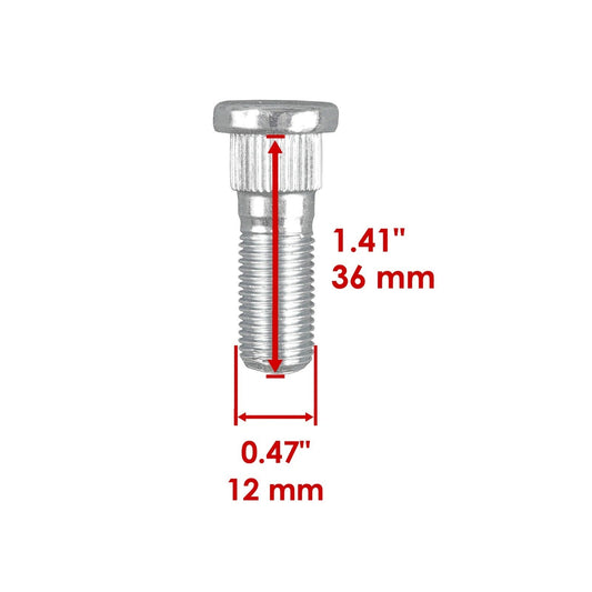 4 Front or Rear Wheel Hub Stud Bolt Fits Kawasaki Mule Pro-FXT KAF820 2015-2022