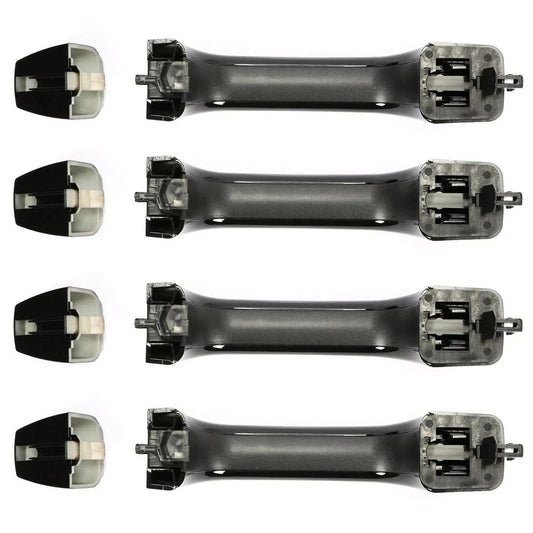 HECASA 4PCS of Exterior Door Handles Fit 06-10 Hummer H3 replace for 25832250