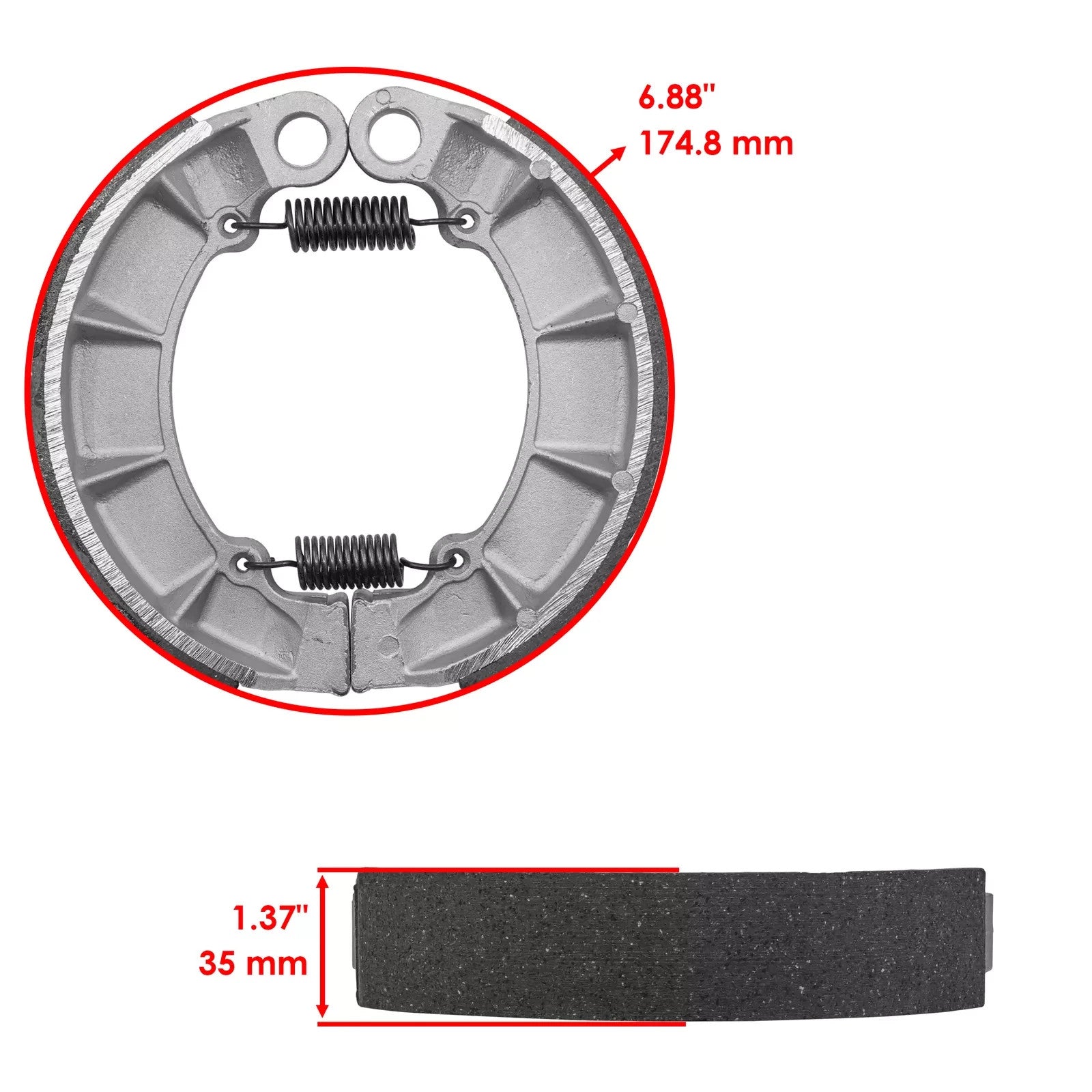 for Honda CB700Sc Nighthawk S 1984 1985 86 Front Brake Pads Rear Brake Shoes