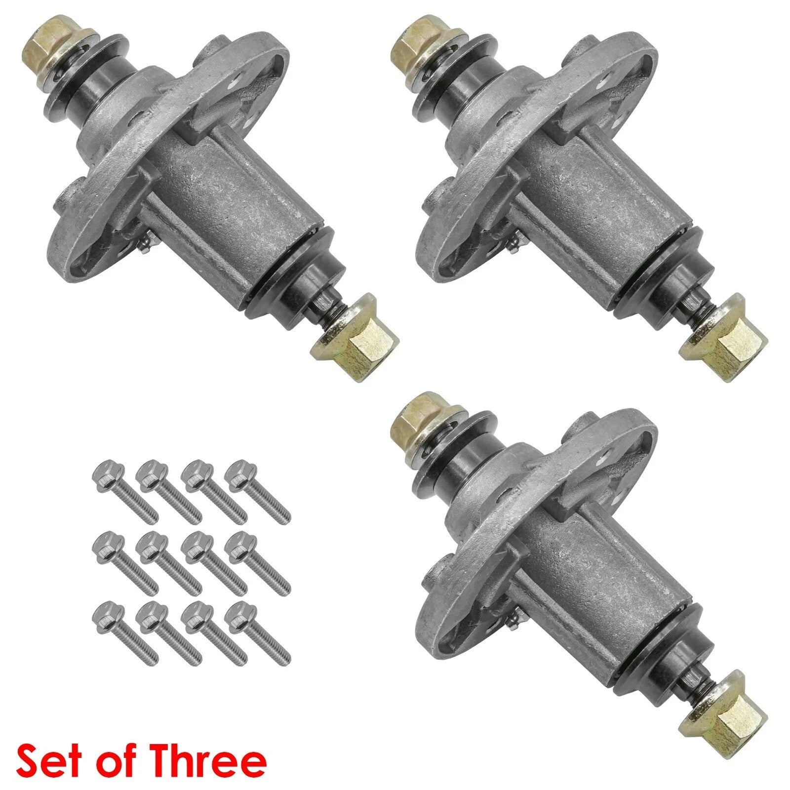 3 Spindle Assemblies fits John Deere LA110 LA115 LA120 LA125 LA130 LA135 LA140