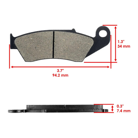 Front & Rear Brake Pads for Yamaha YZ125 YZ250 YZ250F YZ450F Competition 2003-07